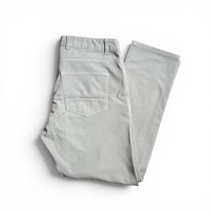 Isaia Napoli Cotton Jean Cut Beige Casual Pants Mens‎ Size 52 R US Size 36